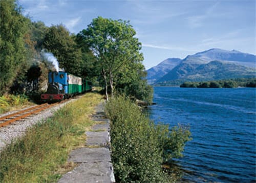 Llanberis Lake Railway, un paseo en tren